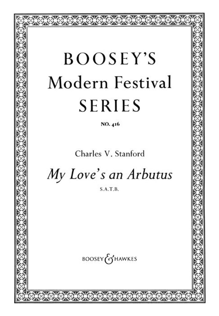 My love's an arbutus